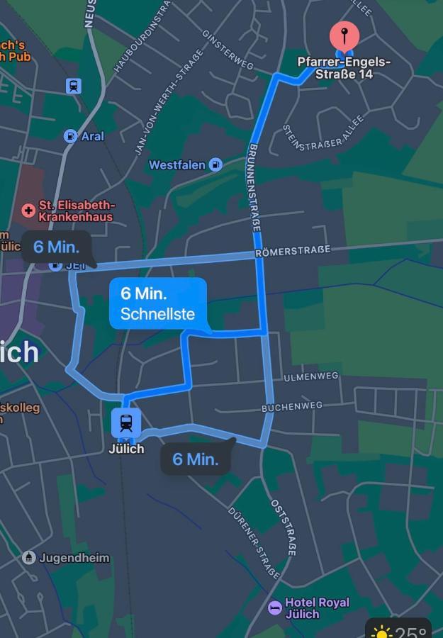 Ruhiges Juwel: Frisch Renoviert 100 Qm Apartman Jülich Kültér fotó
